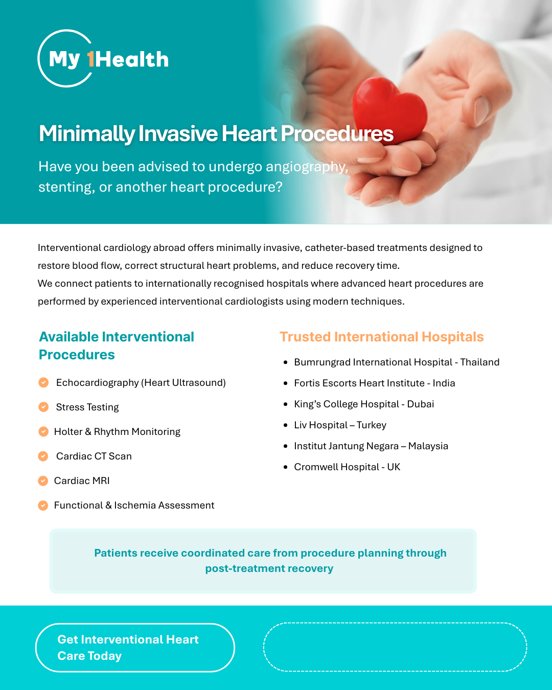 The My 1Health Cardiology Care Pathway